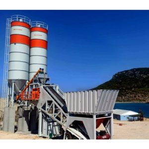 Mobile 90m3 Concrete Batching Plant-Mersin