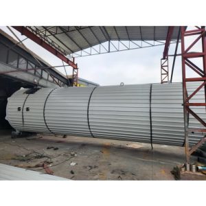 60 m3 2 pcs Vertical Bitumen Tanks with Stirrer to Zagreb